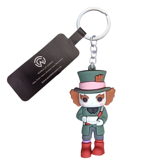 3D брелок Disney: Alice in Wonderland: Mad Hatter, (9072)