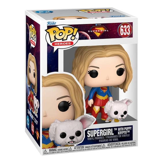Фигурка Funko POP!: Heroes: DC: Supergirl: Supergirl w/ Puppy Krypto, (90801) 3