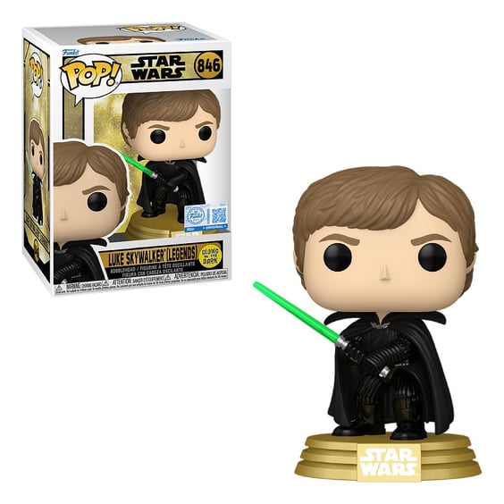 Фігурка Funko POP!: Star Wars: Luke Skywalker (Legends) (Special Edition) (Glows in the Dark), (90874)