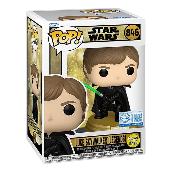 Фігурка Funko POP!: Star Wars: Luke Skywalker (Legends) (Special Edition) (Glows in the Dark), (90874) 4