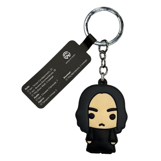 Брелок двухсторонний Wizarding World: Harry Potter: Severus Snape (Chibi), (9128)