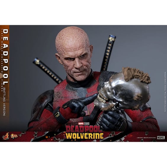 Коллекционная фигурка Hot Toys: Marvel: Deadpool & Wolverine: Deadpool (Battling Version), (913969) 11