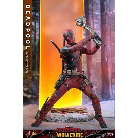 Коллекционная фигурка Hot Toys: Marvel: Deadpool & Wolverine: Deadpool (Battling Version), (913969) 7