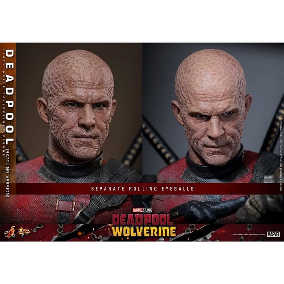 Коллекционная фигурка Hot Toys: Marvel: Deadpool & Wolverine: Deadpool (Battling Version), (913969) 10