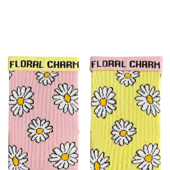 Шкарпетки Noskar: Ромашки: «Floral Charm» (р. 41-46), (91413) 2