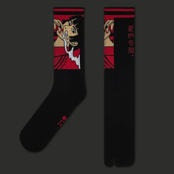 Шкарпетки японські CEH: Smoke 煙: «夏炉冬扇。» (р. 35-39), (91486)