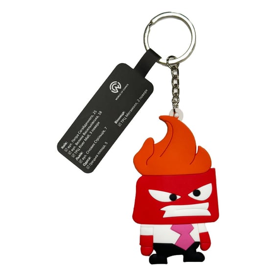 Брелок двухсторонний Disney & Pixar: Inside Out: Anger, (9153)