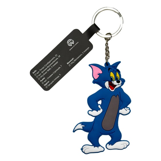 Брелок двухсторонний Tom & Jerry: Tom, (9157)