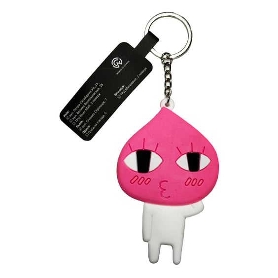 Брелок двухсторонний Kakao Friends: Apeach, (9160)