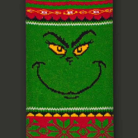 Шкарпетки CEH: How the Grinch Stole Christmas: Grinch: «‎#Happy# Holiday» (р. 35-39), (91604) 2