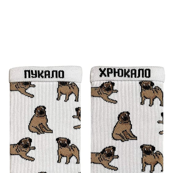 Носки Noskar: Мопс: «‎Пукало Хрюкало» (р. 41-46), (91668) 2