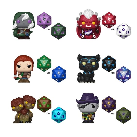 Фігурка Funko Bitty POP!: Mystery: Dungeons & Dragons (Blind Box: 1 з 12), (92205) 2