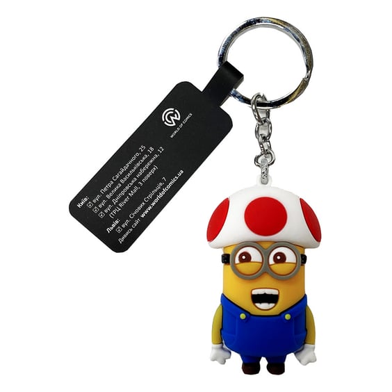 3D брелок Minions: Kevin: Super Mushroom Parody, (9248)