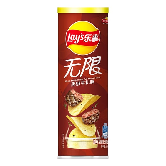 Чипсы Lay's: Black Pepper Rib Eye Steak, (927919)