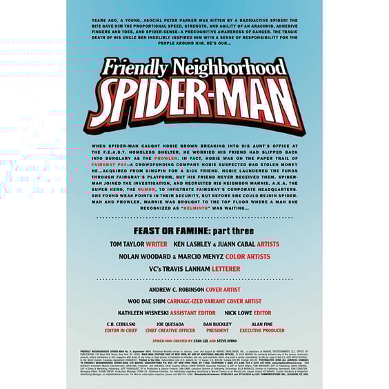 Комикс Marvel. Friendly Neighborhood Spider-Man. Feast or Famine. Part 3. Volume 2. #9, (930265) 2