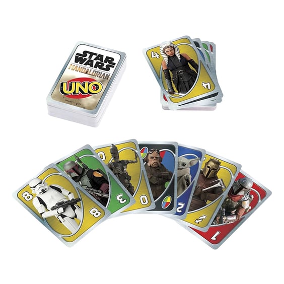 Настільна гра Mattel: UNO: Star Wars: The Mandalorian, (93052) 2