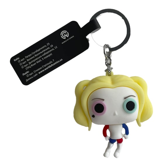 3D брелок DC: Harley Quinn, (9334)