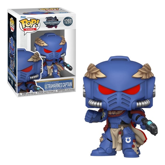 Фигурка Funko POP!: Games: Total War: Warhammer 40000: Ultramarines Captain, (93512)