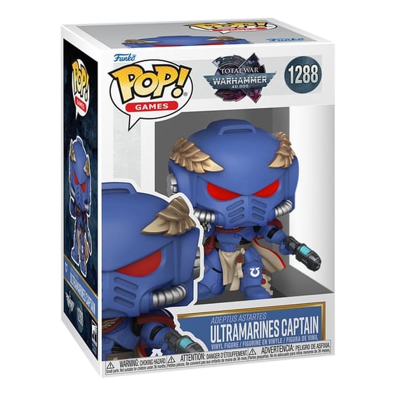 Фигурка Funko POP!: Games: Total War: Warhammer 40000: Ultramarines Captain, (93512) 3