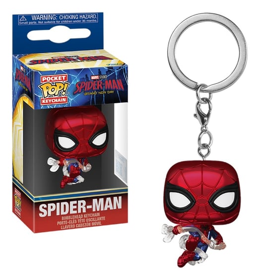Брелок Funko Pocket POP!: Keychain: Marvel: Spider-Man: Brand New Day: Spider-Man, (93990)