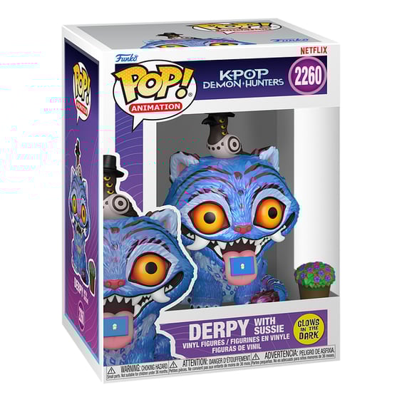 Фігурка Funko POP!: Animation: K-Pop Demon Hunters: Derpy w/ Sussie (Glows in the Dark), (94693) 4