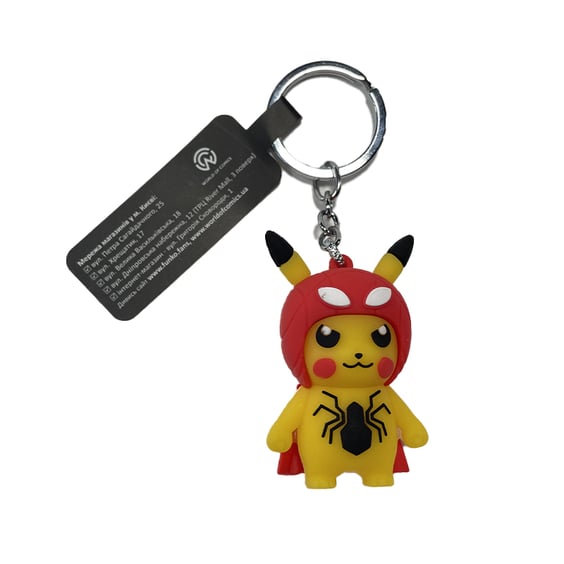 3D брелок Pokemon & Marvel: Spider-Pik, (9508)