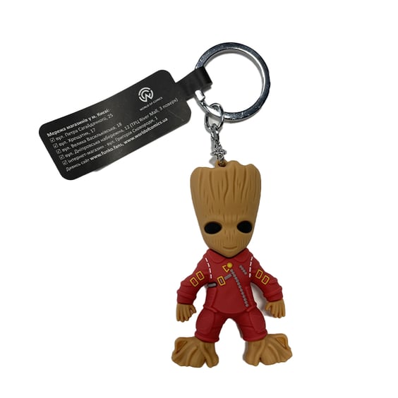 3D брелок Marvel: Groot (Red), (9518)