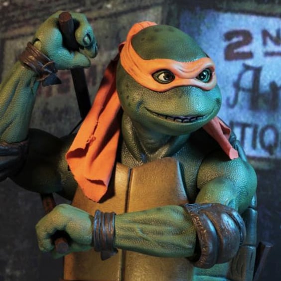Колекційна фігурка Neca: Teenage Mutant Ninja Turtles: Michelangelo (1990's Movie), (954054) 3