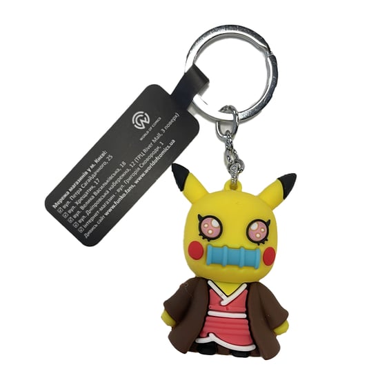 3D брелок Pokemon & Demon Slayer: Pikazuko, (9551)