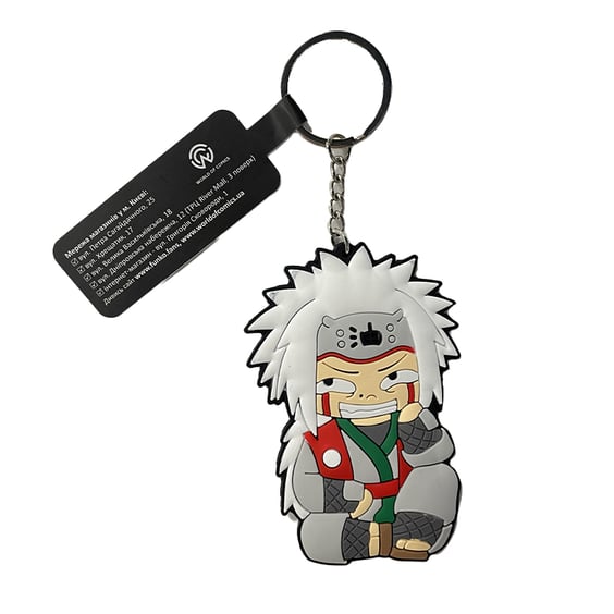 Брелок двосторонній Naruto: Jiraiya, (9563)