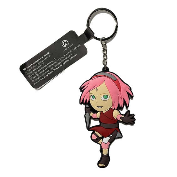 Брелок двосторонній Naruto: Sakura, (9566)