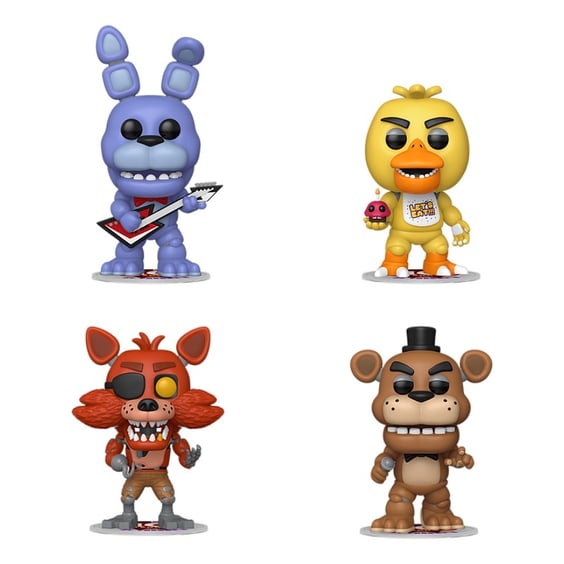 Фігурки Funko POP!: Games: Five Nights at Freddy's: Freddy, Bonnie, Chica and Foxy (4-Pack), (95660) 2