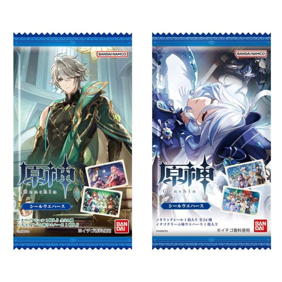 Вафли с коллекционной карточкой Bandai: Genshin Impact, (958758)
