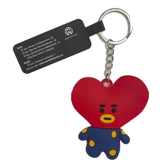 Брелок односторонній BT21 (BTS): Tata, (9708)