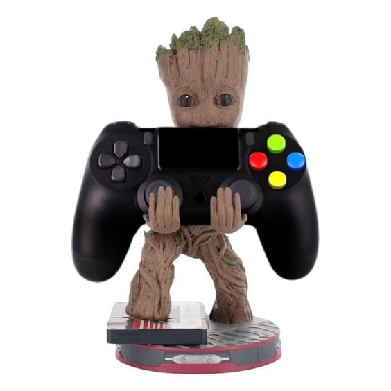 Підставка для геймпада Exquisite Gaming: Cable Guys: Marvel: Guardians of the Galaxy: Groot (Smiling), (97405) 3