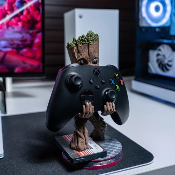 Підставка для геймпада Exquisite Gaming: Cable Guys: Marvel: Guardians of the Galaxy: Groot (Smiling), (97405) 6