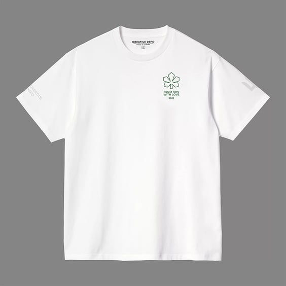 Футболка Creative Depo: «From Kyiv with Love» (XL) (біла), (981291)