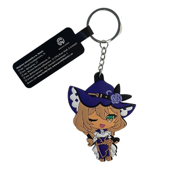 Брелок двосторонній Genshin Impact: Lisa, (9831)