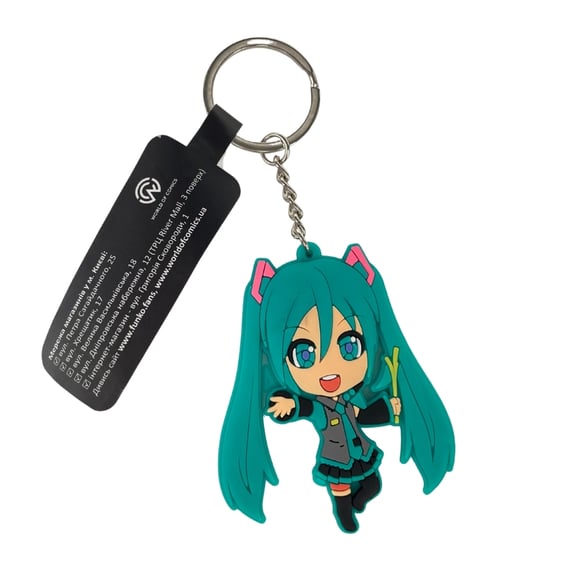 Брелок двосторонній Vocaloid: Miku Hatsune , (9855)