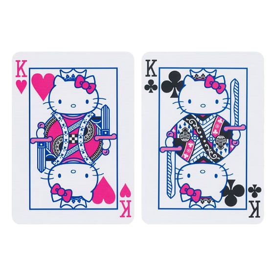 Игральные карты Bicycle: Sanrio: Hello Kitty (Black and Pink), (98561) 3
