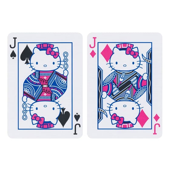 Игральные карты Bicycle: Sanrio: Hello Kitty (Black and Pink), (98561) 5