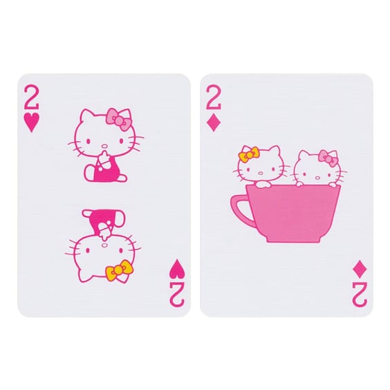 Игральные карты Bicycle: Sanrio: Hello Kitty (Black and Pink), (98561) 6