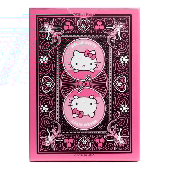 Игральные карты Bicycle: Sanrio: Hello Kitty (Black and Pink), (98561) 8