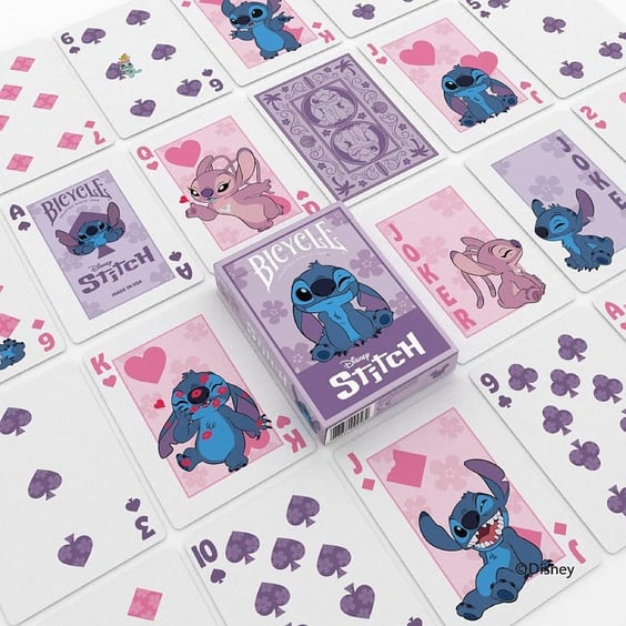 Игральные карты Bicycle: Disney: Lilo & Stitch (Purple), (99582) 5