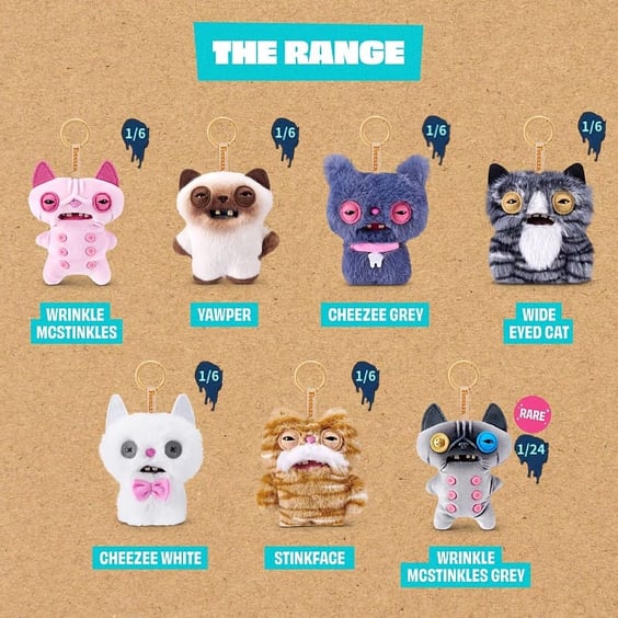 Брелок Fuggler: Keychains: Plush Bag Charms: Alley Cats (Blind Box: 1 з 7), (99716) 10