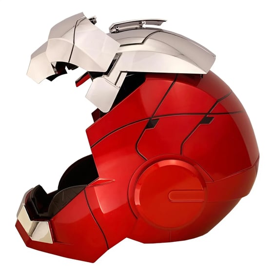 Интерактивный шлем Marvel: Iron Man: Mark V Armor: Electronic Helmet (Silver & Red), (999001) 4