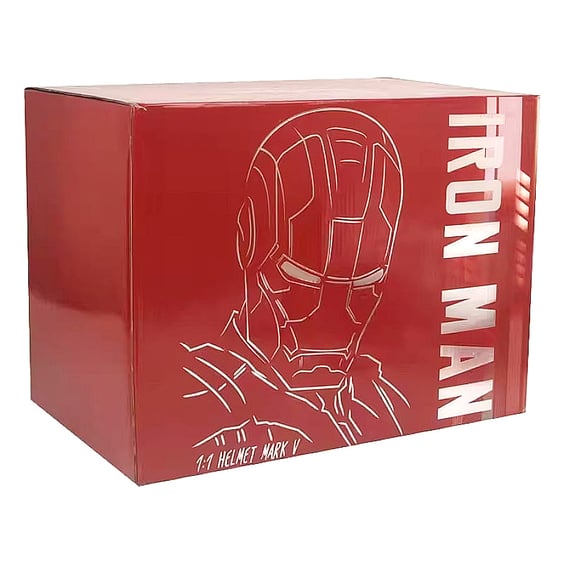 Інтерактивний шолом Marvel: Iron Man: Mark V Armor: Electronic Helmet (Glossy & Matte Black), (999002) 6