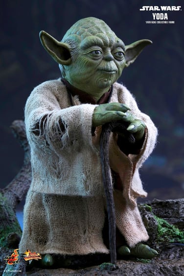 Коллекционная фигура Hot Toys: Yoda Star Wars, (80939)