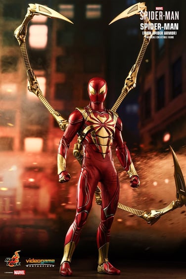 Коллекционная фигура Hot Toys: Spider-man Iron Spider Armor, (83418)