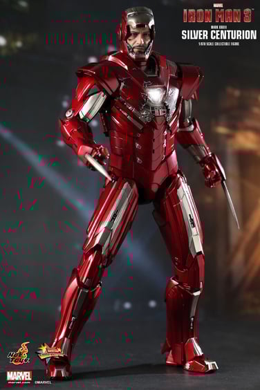 Колекційна фігура Hot Toys: Iron man 3 Silvet Centurion, (85409)